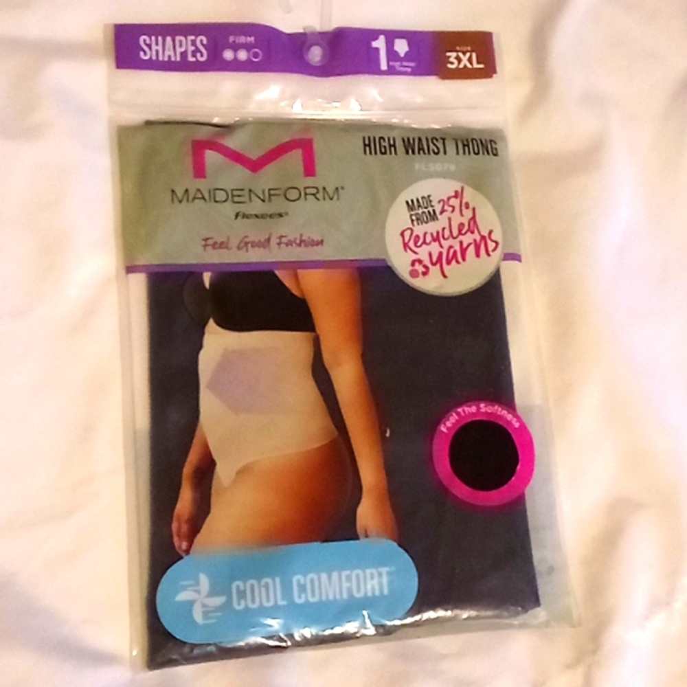 Maidenform High Waist Thong Sz 3X